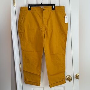 GAP Women's Mustard Capris